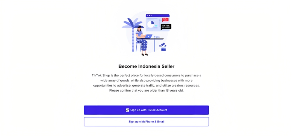 cara daftar akun tiktok shop